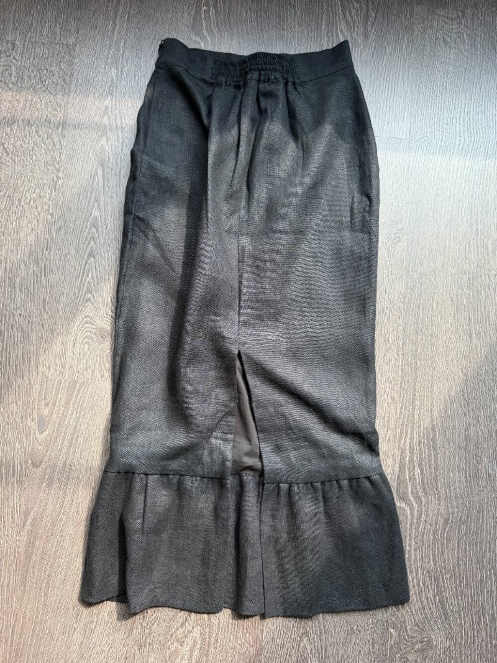 Posse NWOT Matilda tiered linen pencil skirt S - Picture 5 of 14